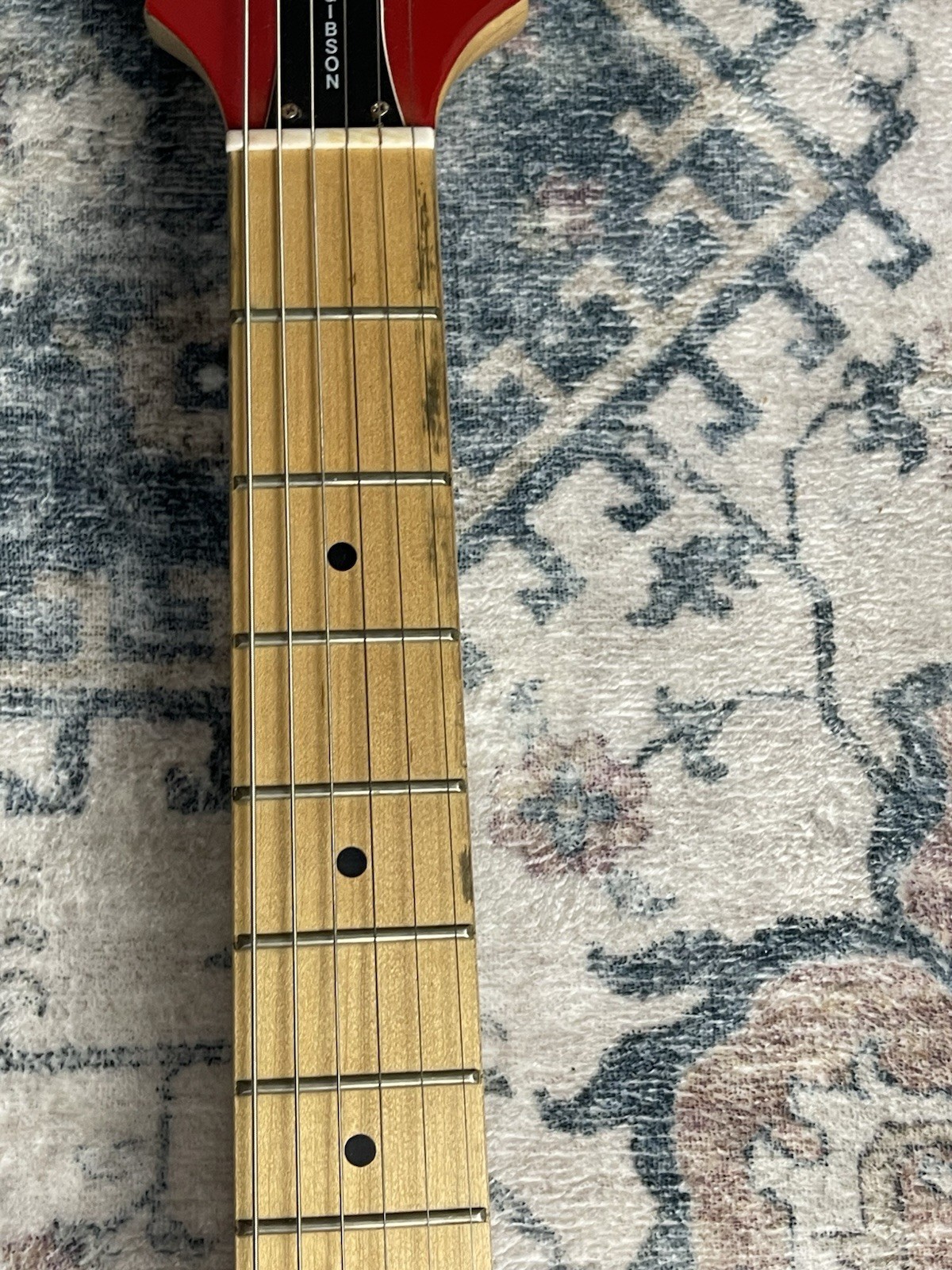 Vintage Epiphone Stratocaster S-series Apple Red White