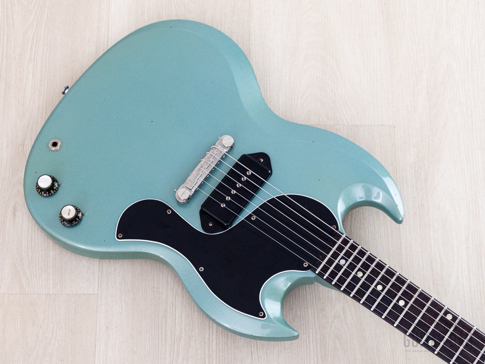 1963 Gibson Les Paul SG Junior Vintage Guitar Pelham Blue w/ Case
