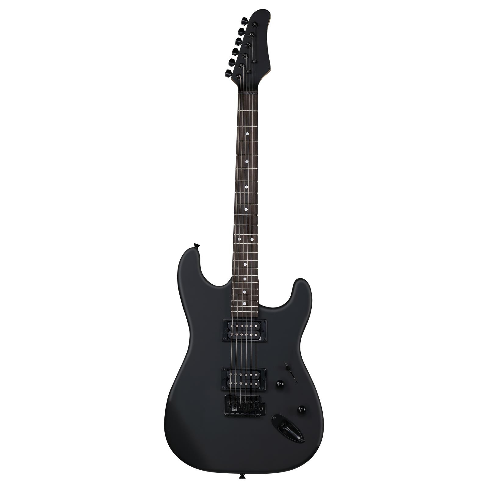 39 Inch Full Size KST Matte Electric Guitar H-H Pickup Basswood Matte With Bag