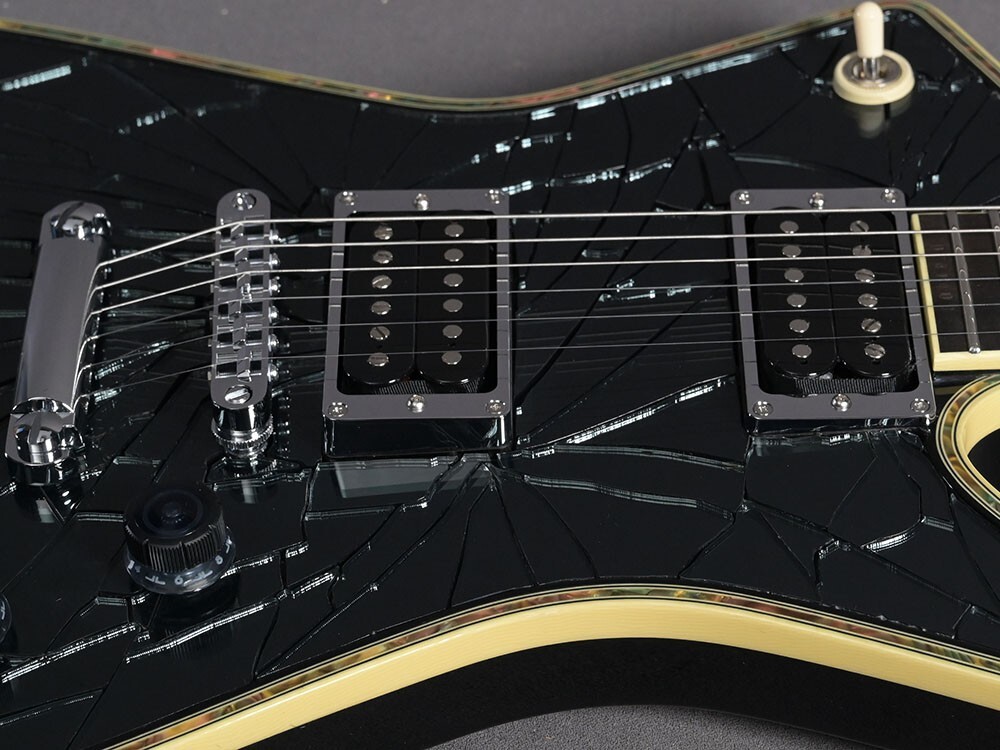 Ibanez PS3CM Paul Stanley Black Cracked Mirror