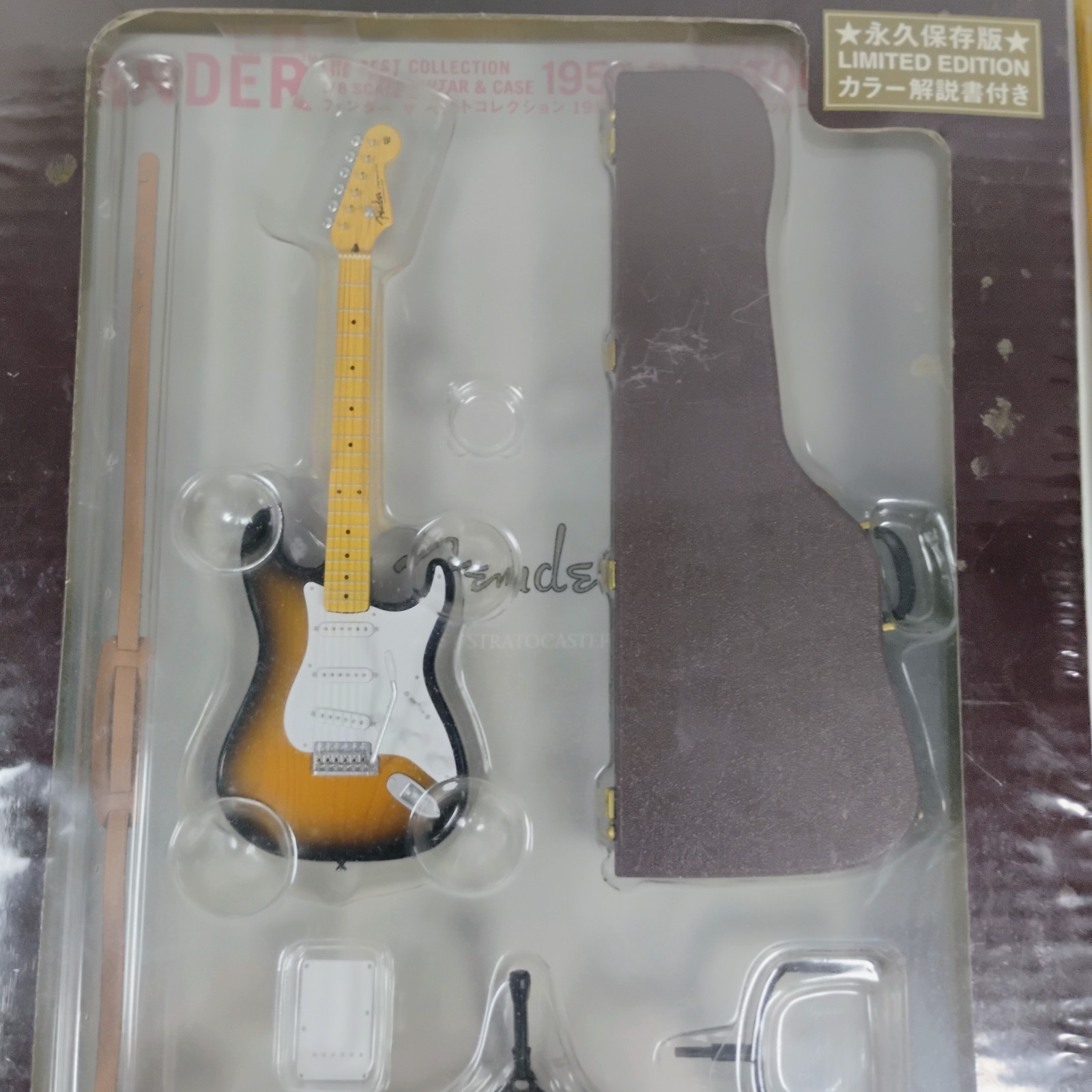 Rare 1954 Stratocaster Fender 1/8 Scale Limited Japanese Guitar Model NIP