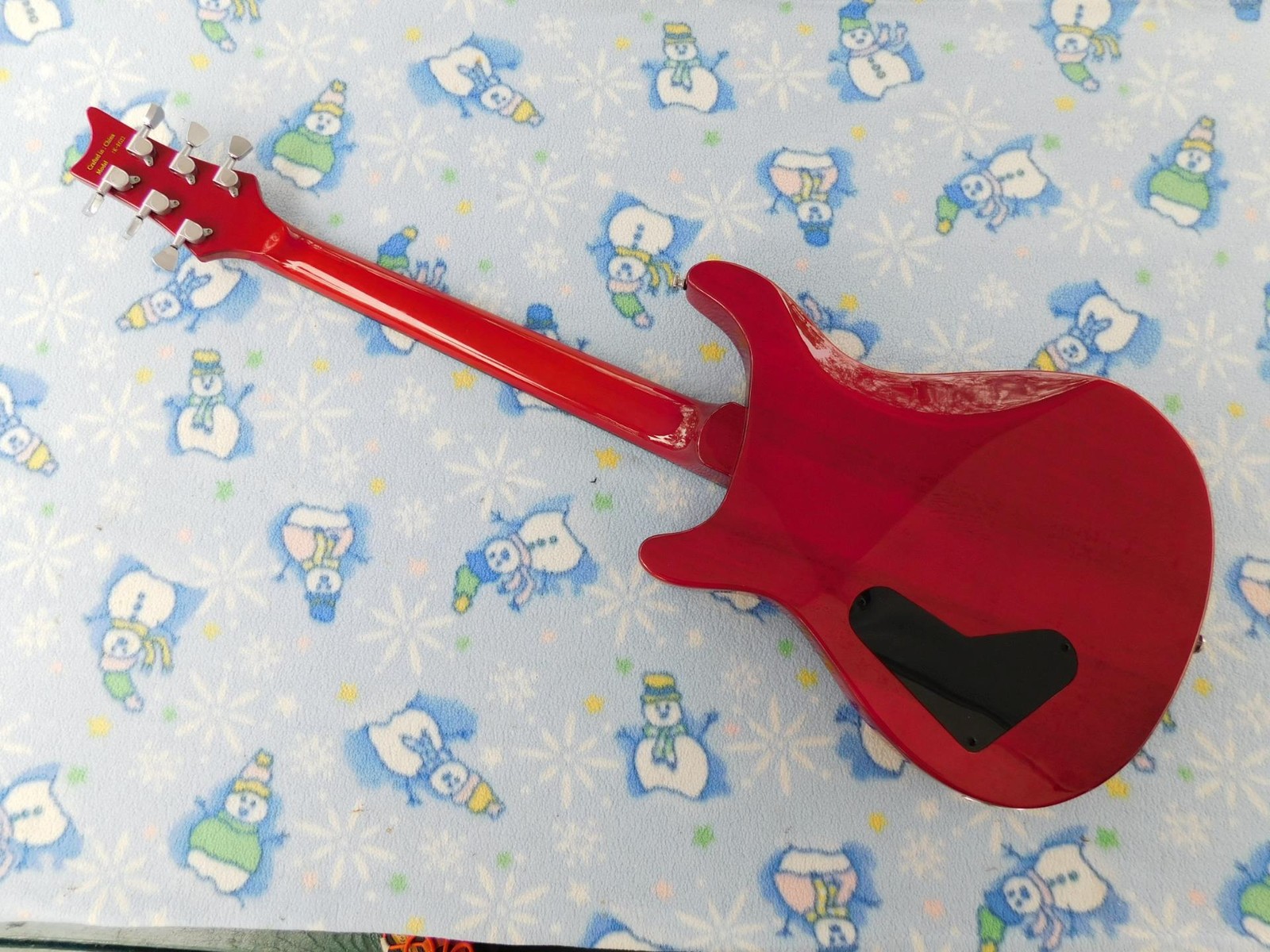 Kaysen Set Neck PRS ,Hot Zebra Humbuckers,Coil Spitting, Capacitor Upgrade, Cool