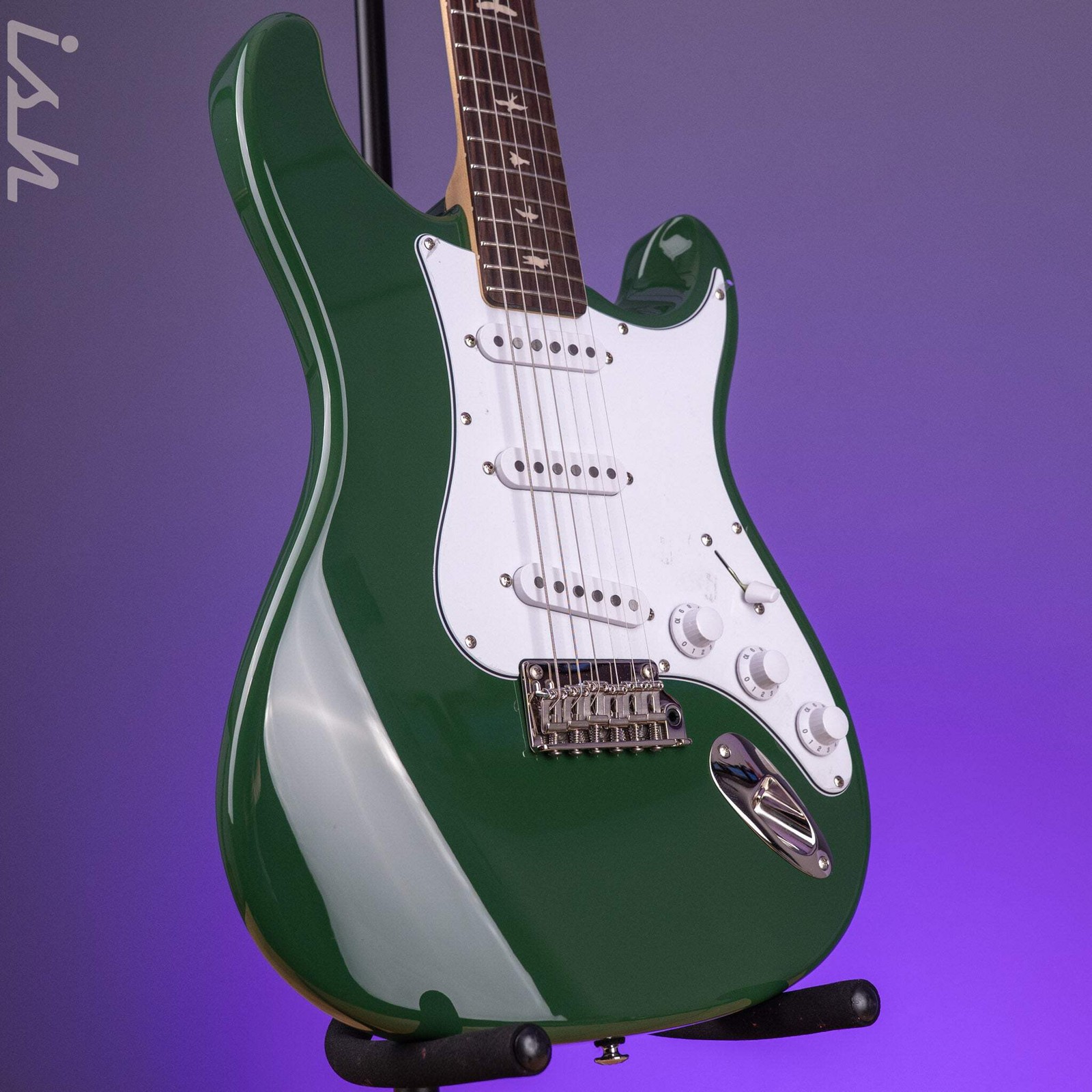 PRS SE Silver Sky Rosewood Board Laurel Green Demo