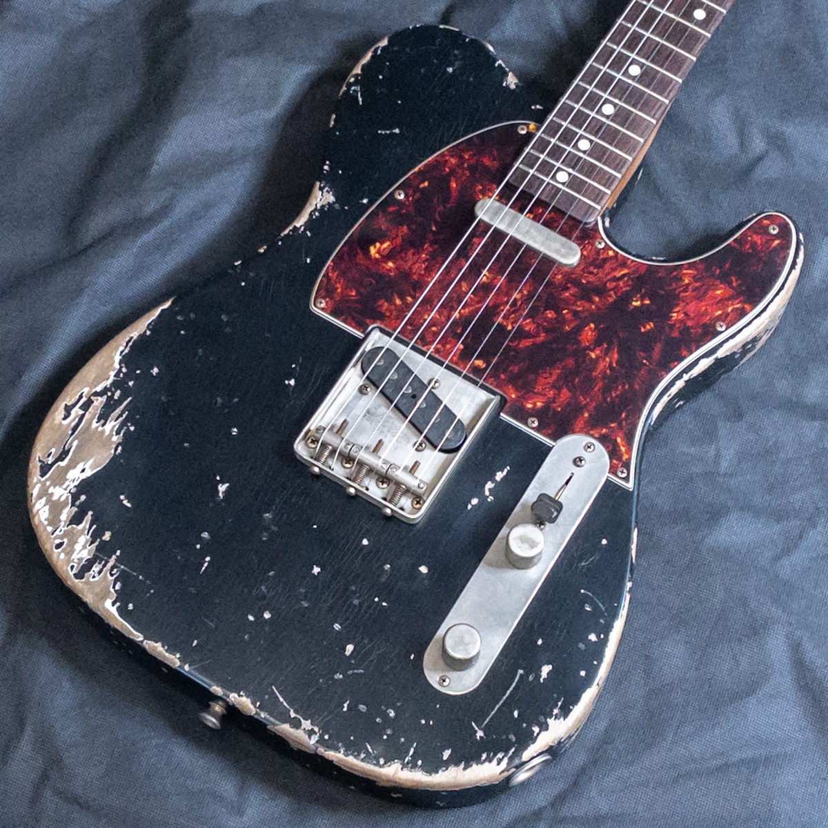 Xotic XTC-1 Black Heavy Aged/Alder/R/MH #3917 Electric Guitar