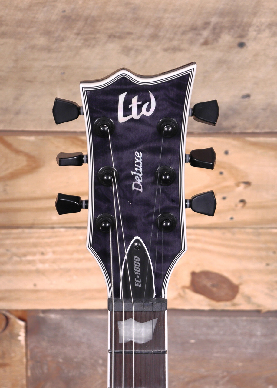 ESP LTD EC-1000 Piezo Electric Guitar See Thru Black