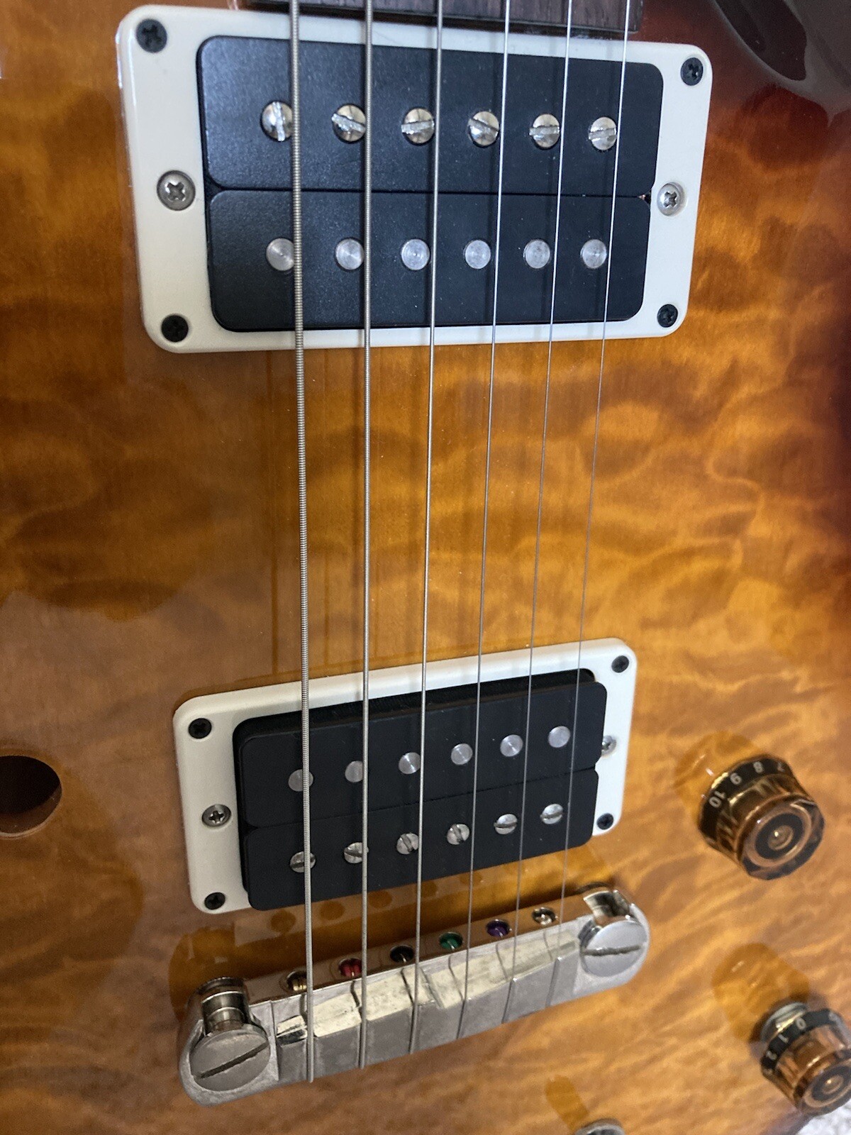 PRS SE Custom 22 Semi-Hollow Quilt Top Limited Run Electric Guitar 57/08s Gigbag