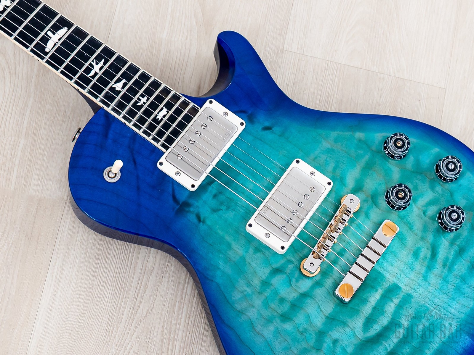 Paul Reed Smith S2 Wood Library McCarty 594 Singlecut Makena Blue w/ Ebony Board