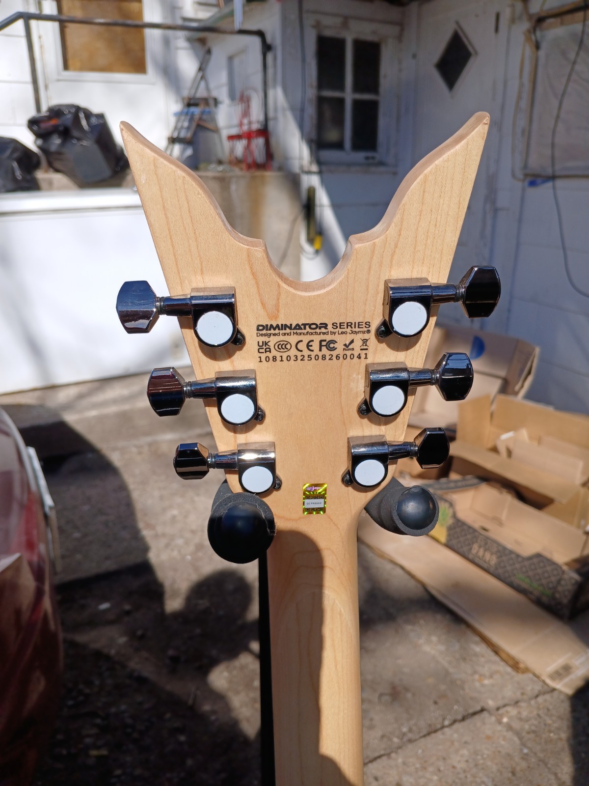 Dimecastor think Dean with xtras-luthier setup