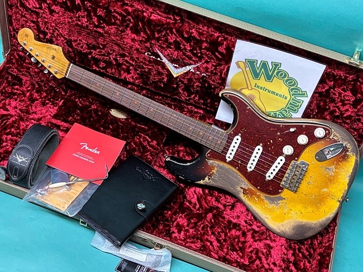Fender Custom Shop Ltd Roasted 1961 Stratocaster Heavy Relic Used Electric