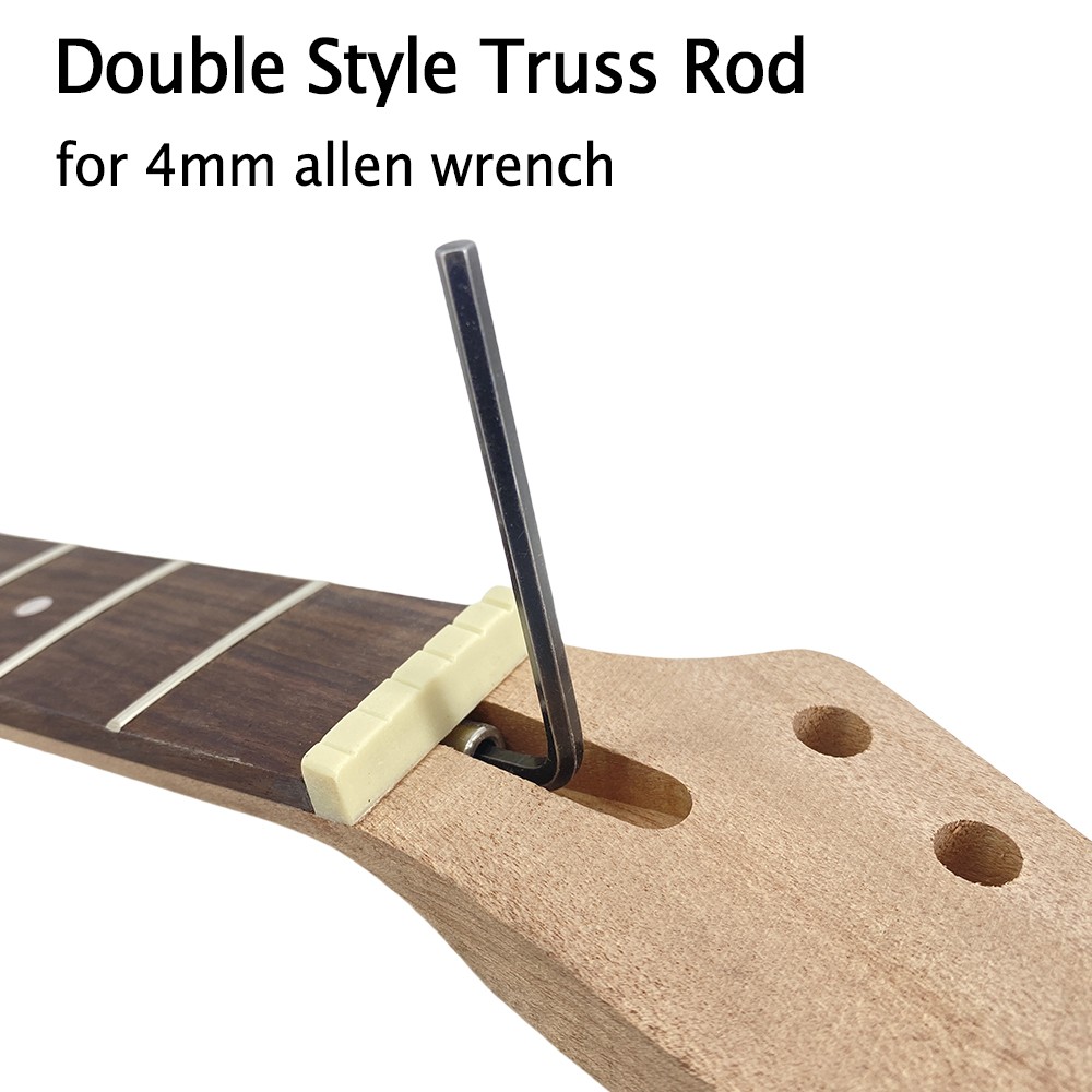 Guitar Kit 22 Fret 24.75inch Guitar Neck Rosewood Fretboard Mahogany Guitar Body