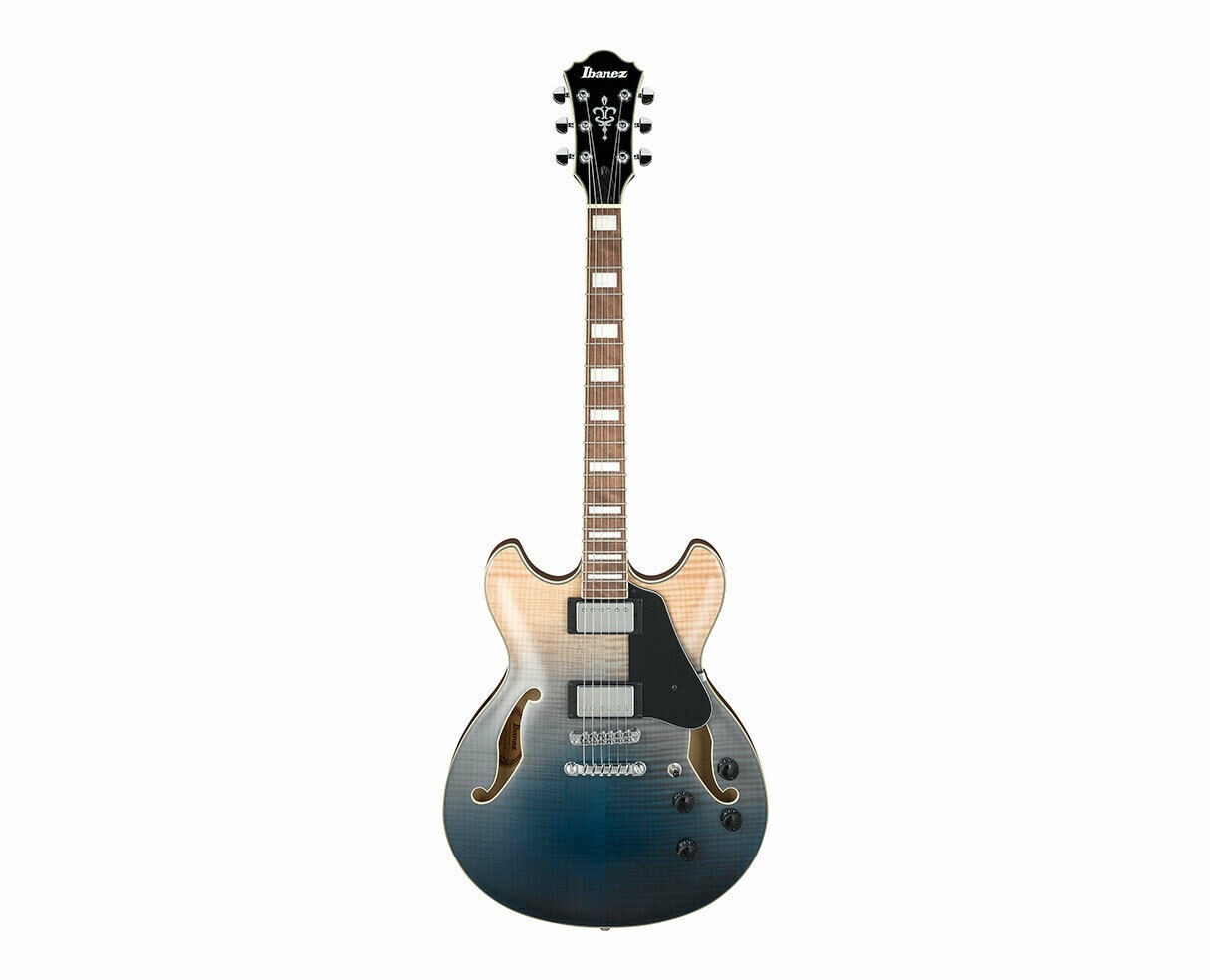 Ibanez Artcore Transparent Indigo Fade AS73FMTIF Semihollow Body Electric Guitar