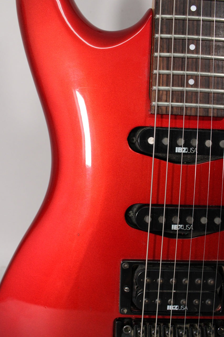 1987 Ibanez 540R Radius Series Floyd Rose HSS MIJ Jewel Red Finish