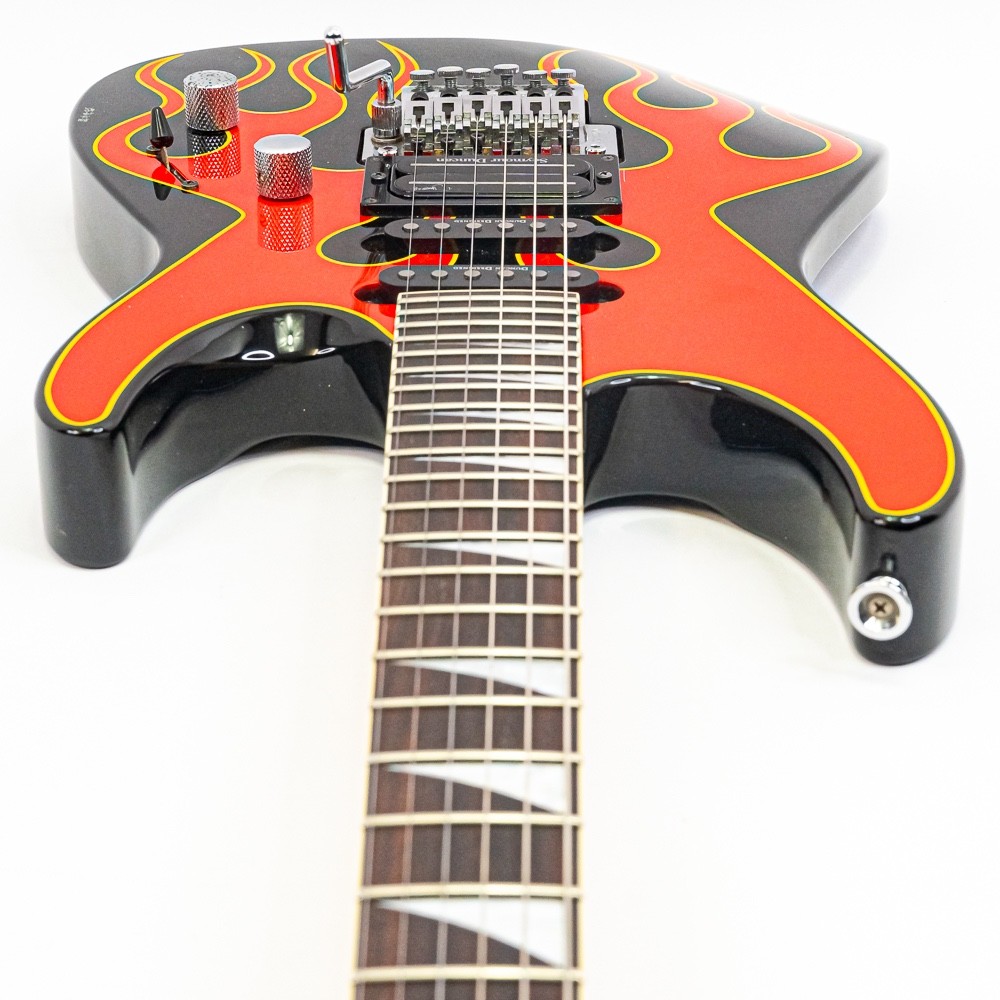 1996 Jackson DK2 Pro Dinky Electric Guitar – Hot Rod Flames, Floyd Rose, Gigbag