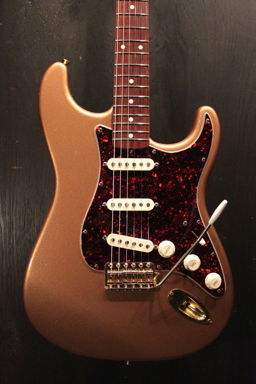 Fender Classic 60s Stratocaster Firemist Gold Electric Guitar #BE14012