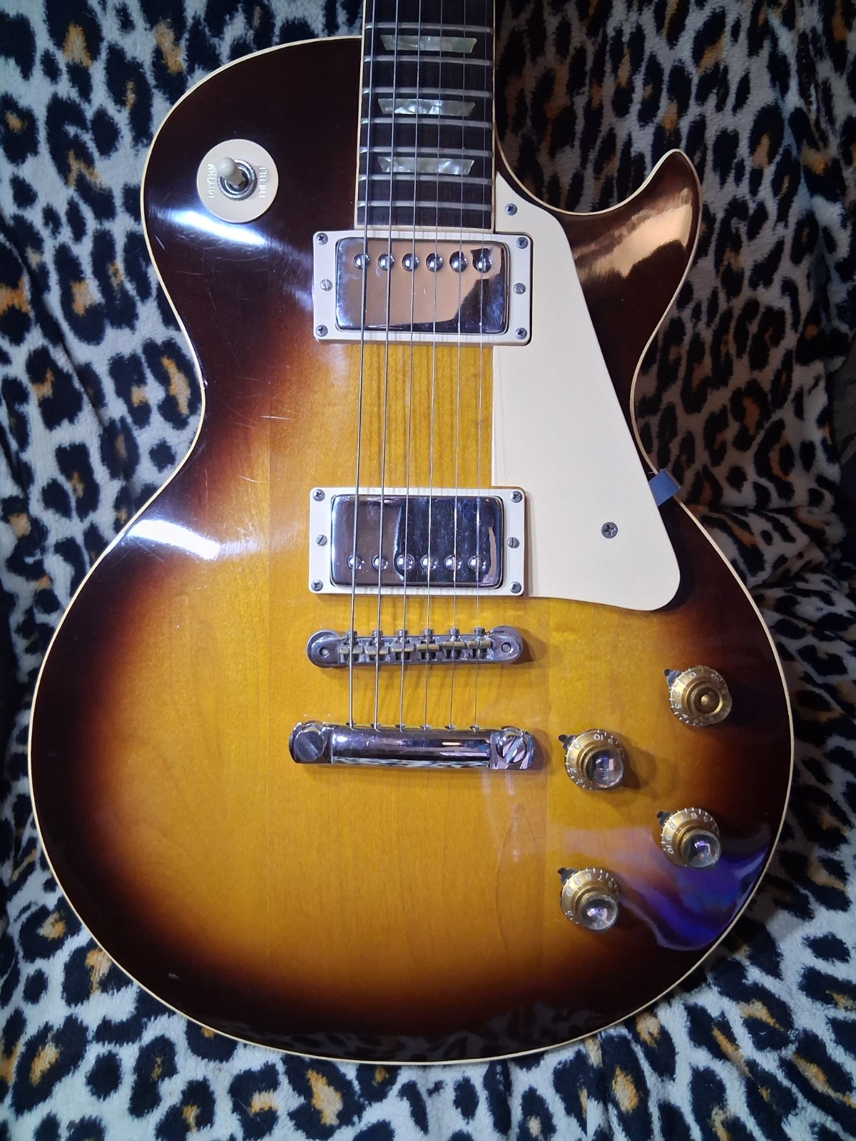 Vintage 1974 Les Paul Standard TSB Factory Large Humbuckers Rare find MINT Orig