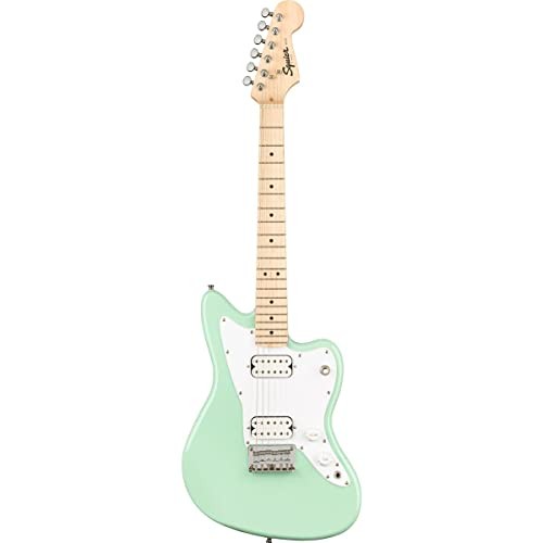 Squier Mini Jazzmaster Electric Guitar with 2-Year Warranty Surf Green Maple