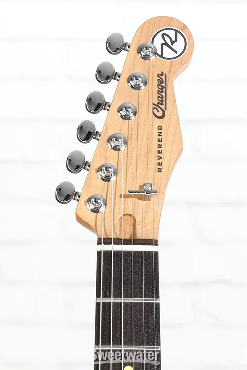 Reverend Charger Cleancut Electric Guitar – Feisty Red, Rosewood Fingerboard