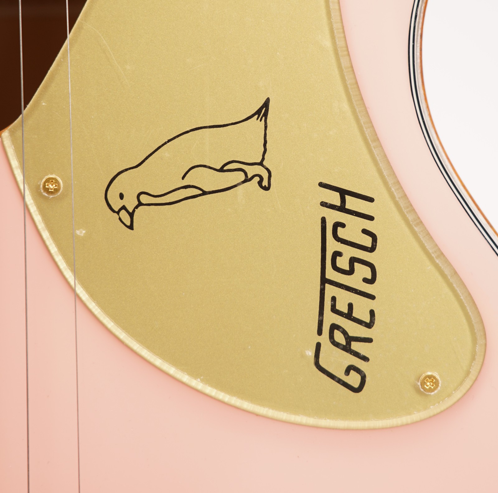 Gretsch G5021E Rancher Penguin Parlor Acoustic-Electric Guitar, Shell Pink