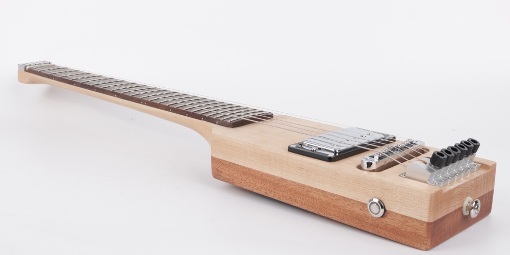 Ultra Short Scale headless portable electric silent travel guitar