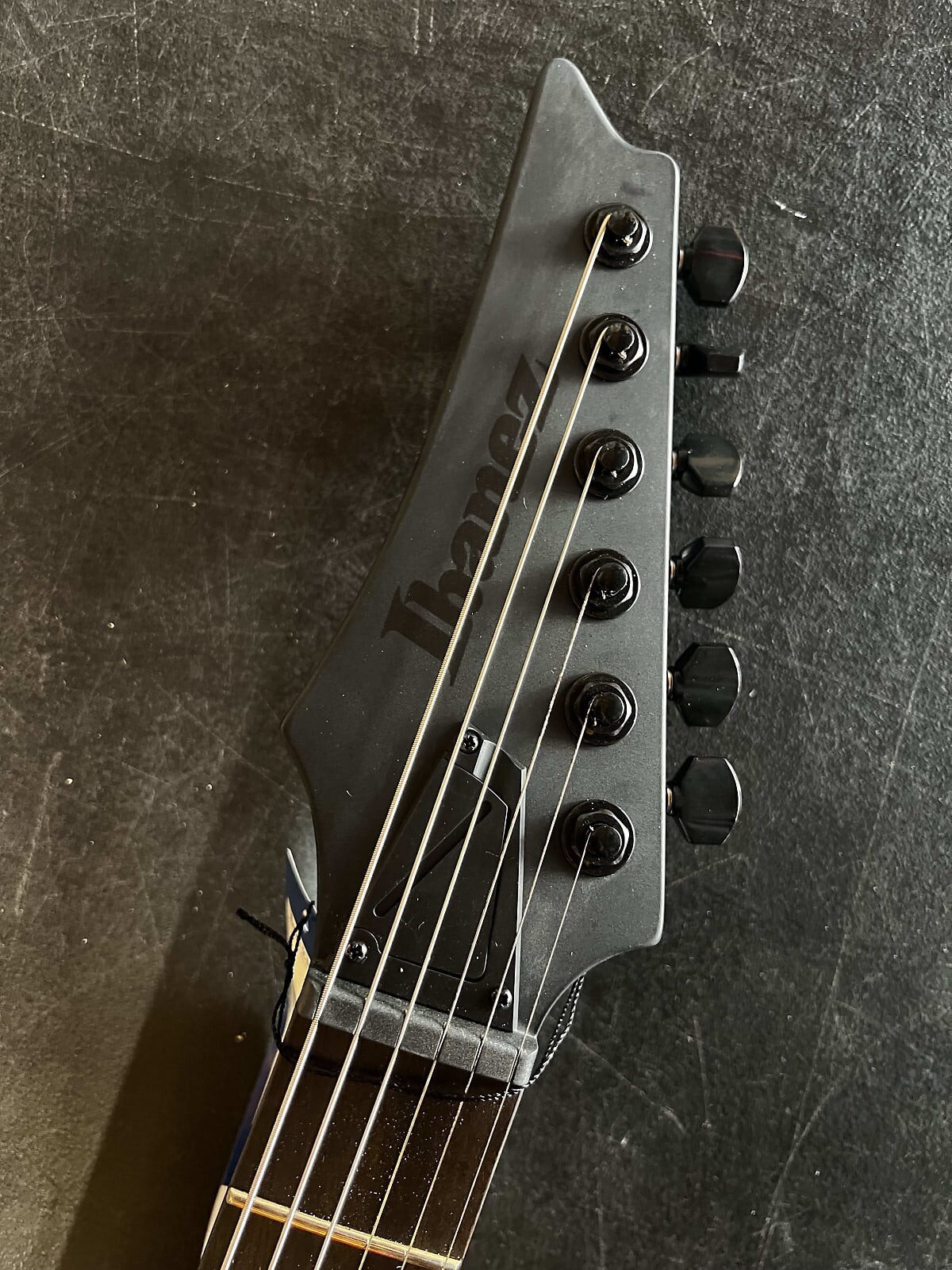 Ibanez RGRTB621-BKF Iron Label Electric Guitar – Flat Black