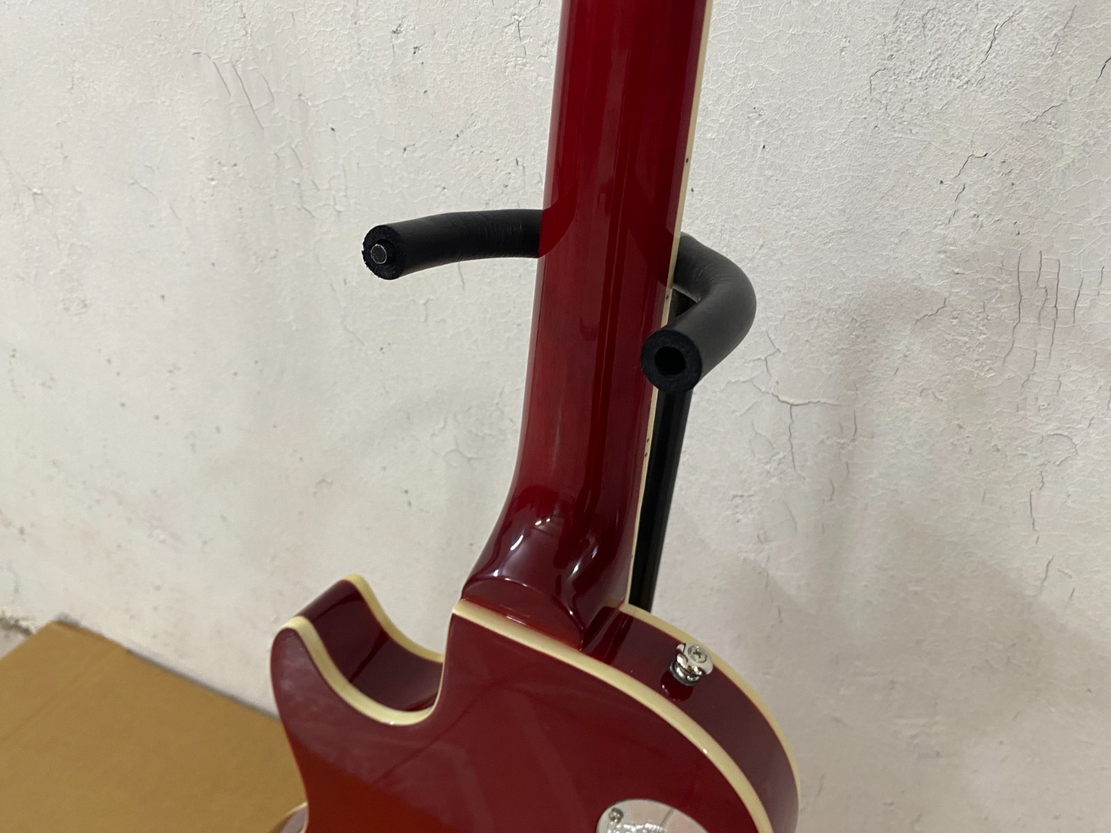 HOT SALE Electric Guitar Cherry Sunburst Maple Flame Top HHH Pickup US Warehouse