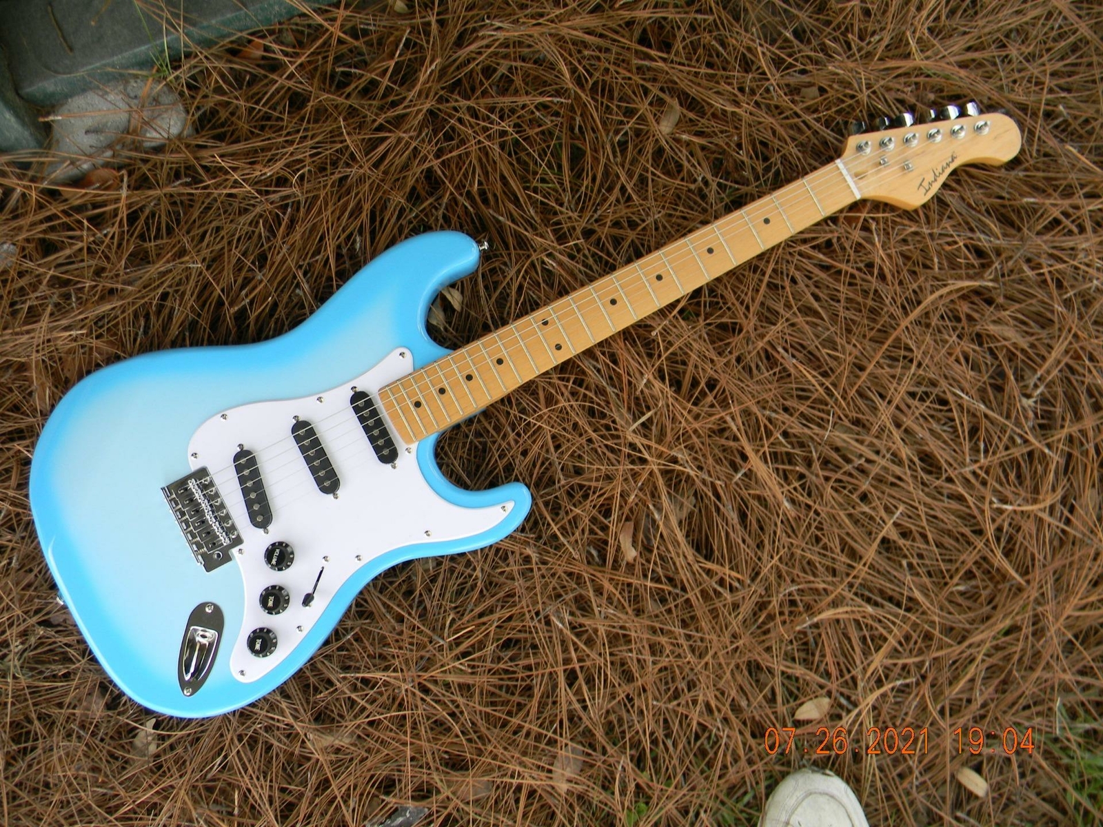 Indiana/Monoprice “Custom Shack ” Electric Guitar, Hot Pickups,Custom Wiring