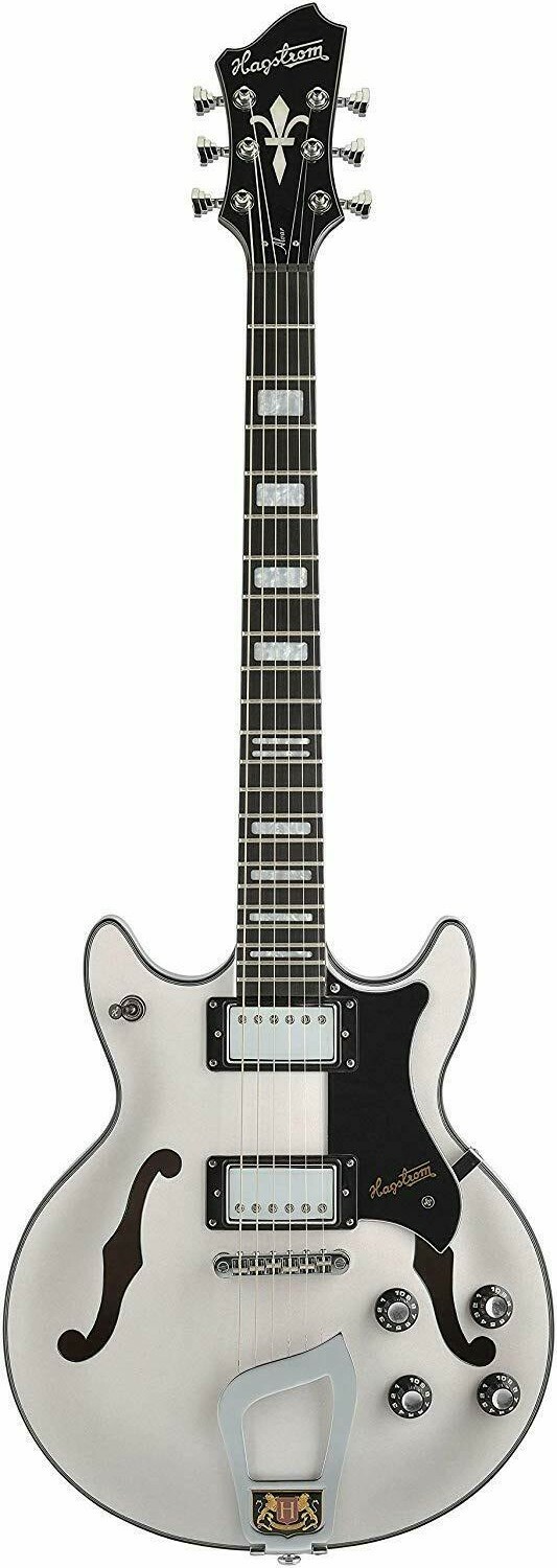Hagstrom – ALV-SFT – Alvar Semi-Hollow Electric Guitar – Swedish Frost