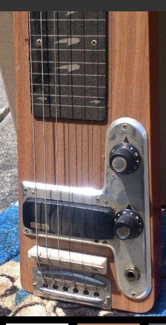 Vintage Tesco Lap Steel SW Electric Guitar Low Tension No Case Body Only
