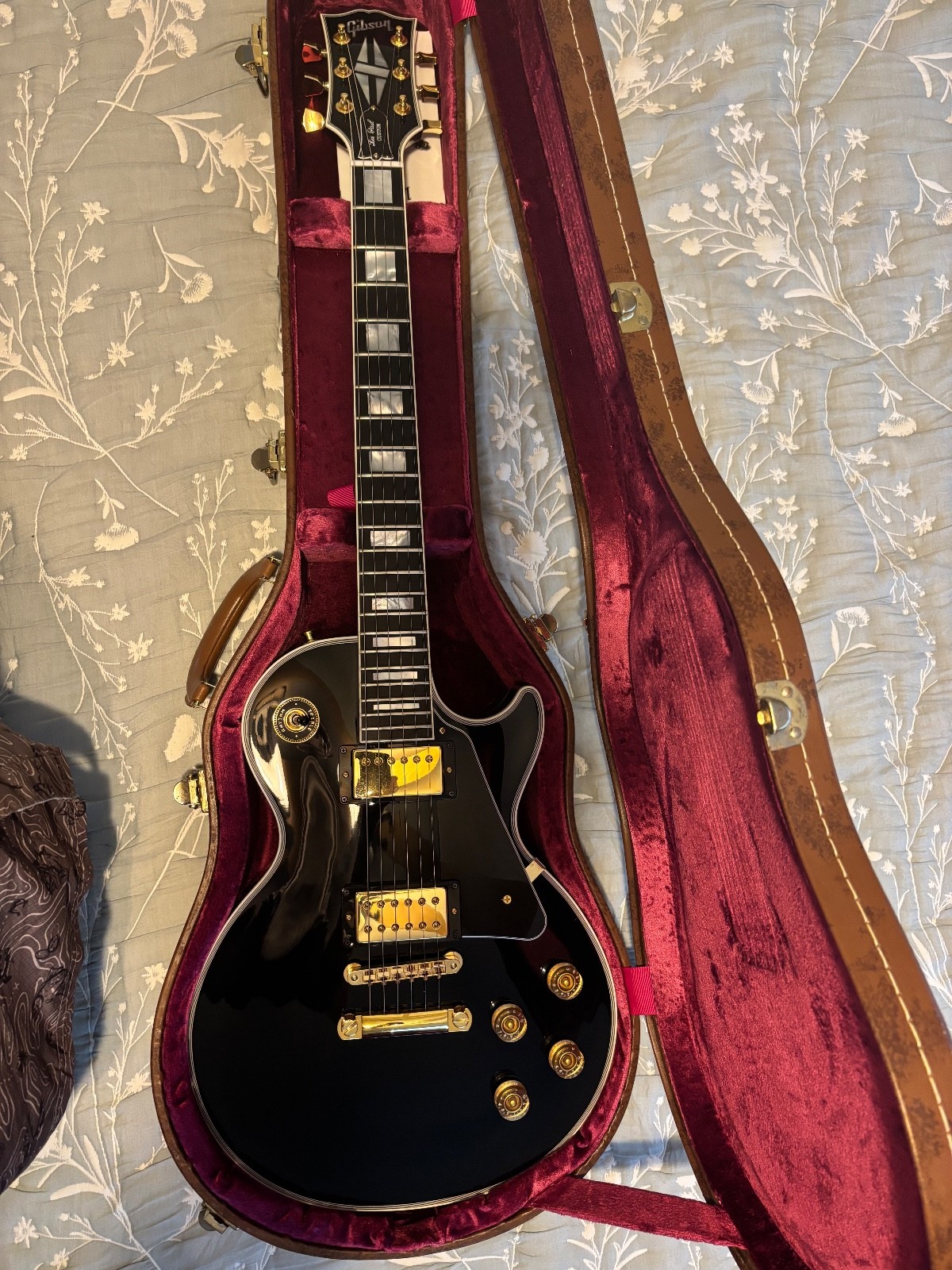 gibson les paul custom shop custom black beauty