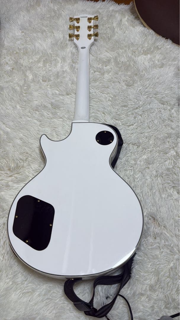 [Good Condition] Burny Les Paul Custom RLC-60 White
