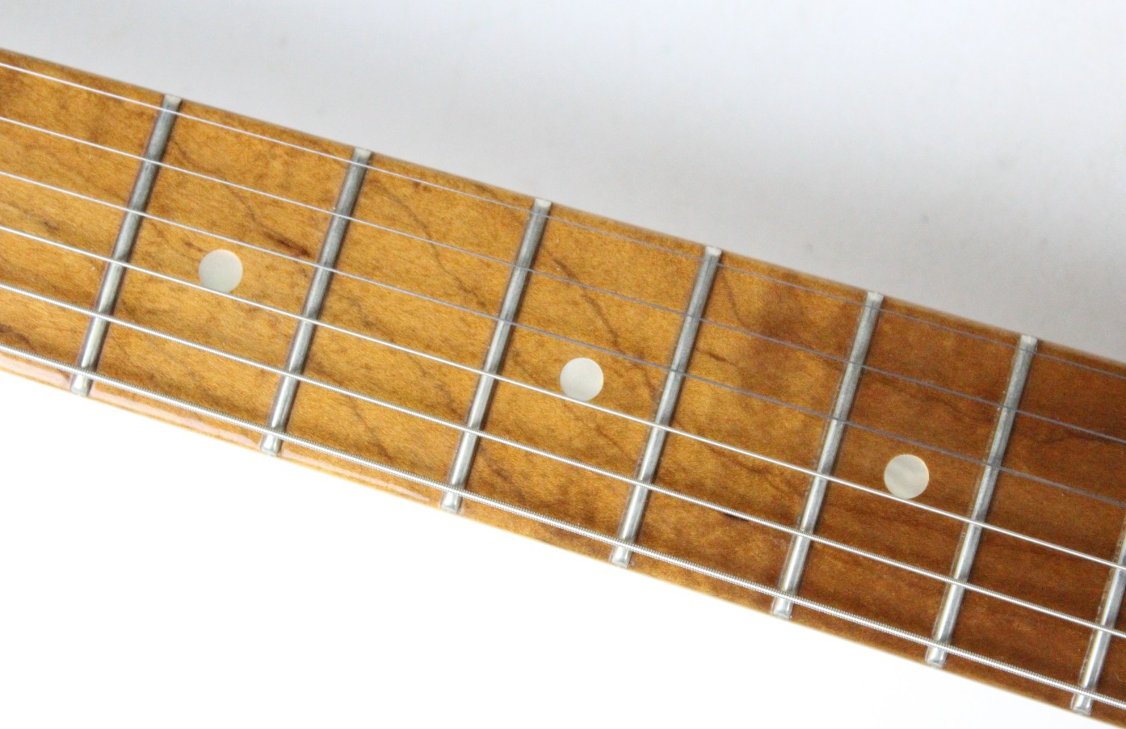 2024 Fender CS NOS Strat Honey Blonde AAA Roasted Flame Maple Neck OHSC USA