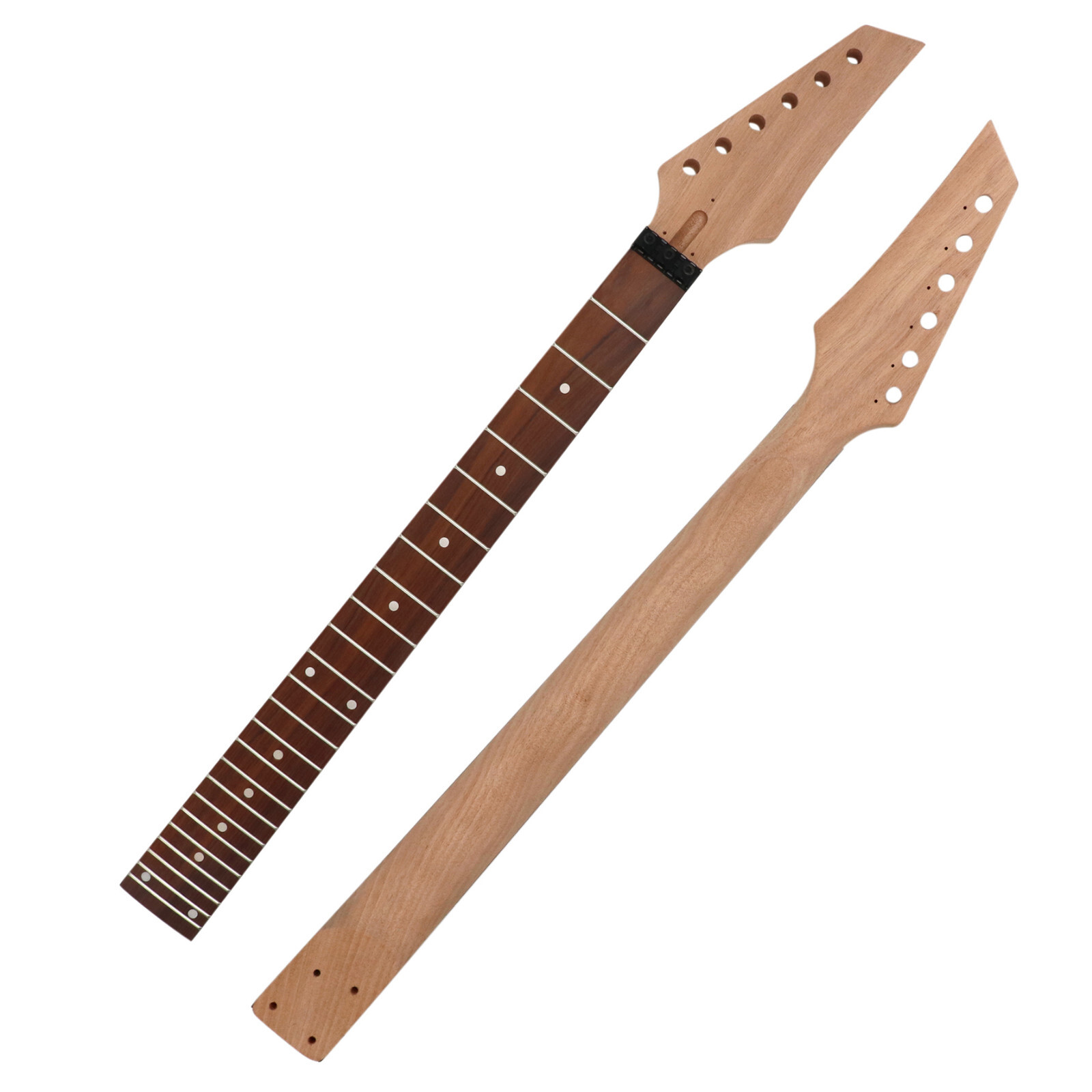 DIY Electric Guitar Kit Beginner Kit 6R Mahogany Body Neck Rosewood Fingerboard