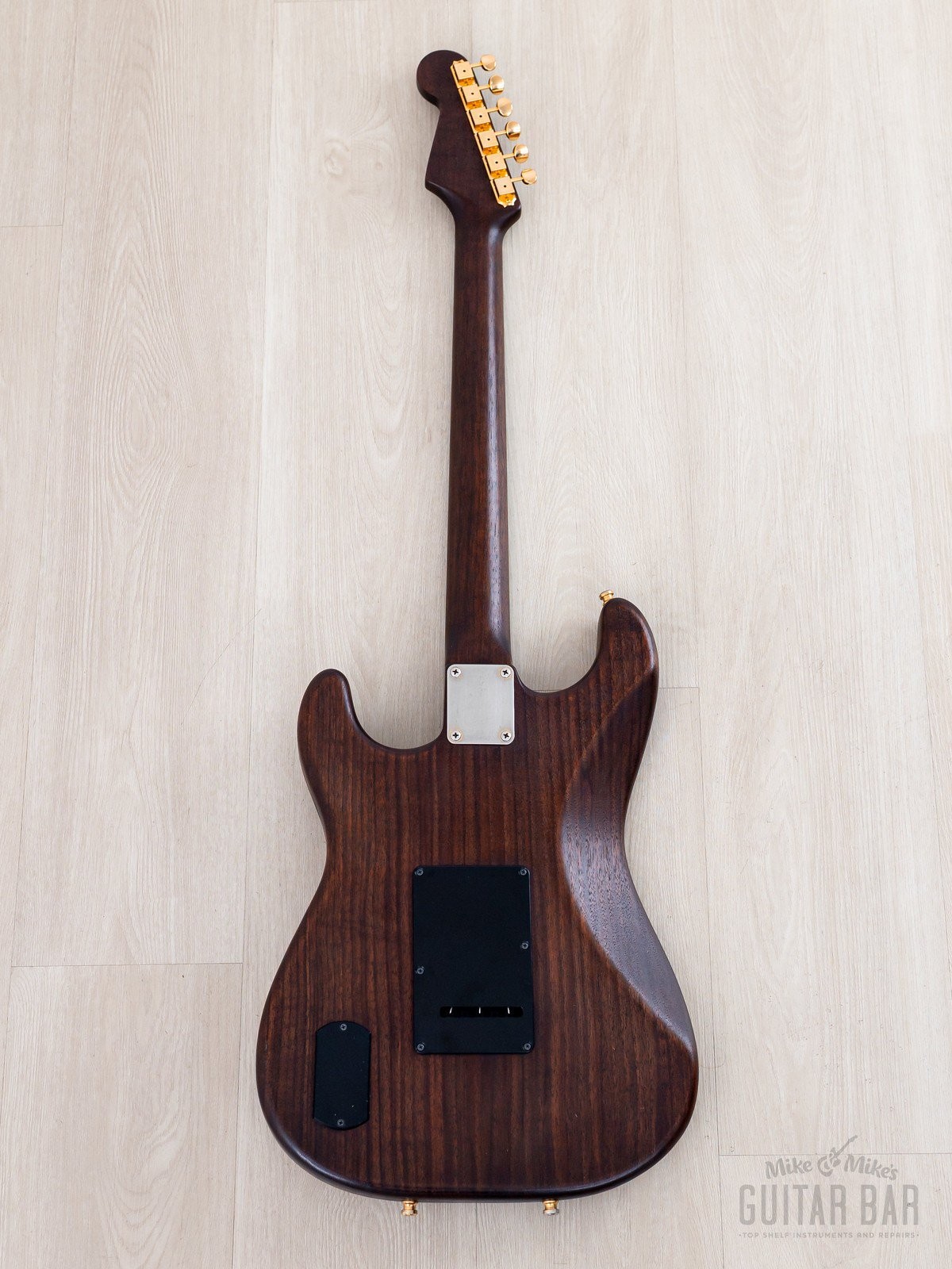1990s Moon Custom Guitars Superstrat Mahogany S-Style w/ EMG & Case, Japan