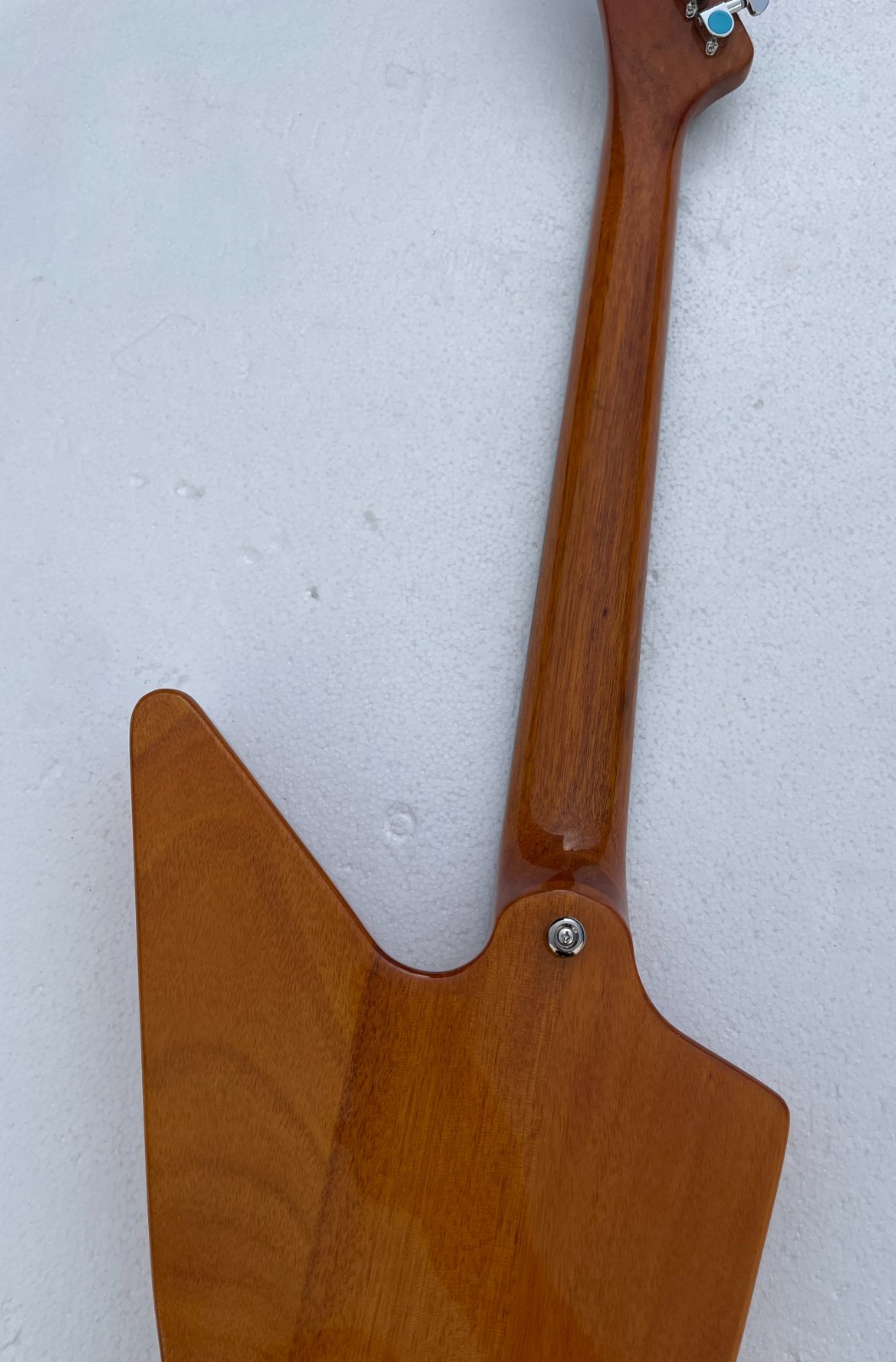 6 Strings Expl0rer Electric Guitar Bone Nut Glossy Finished Solid Body Guitarra