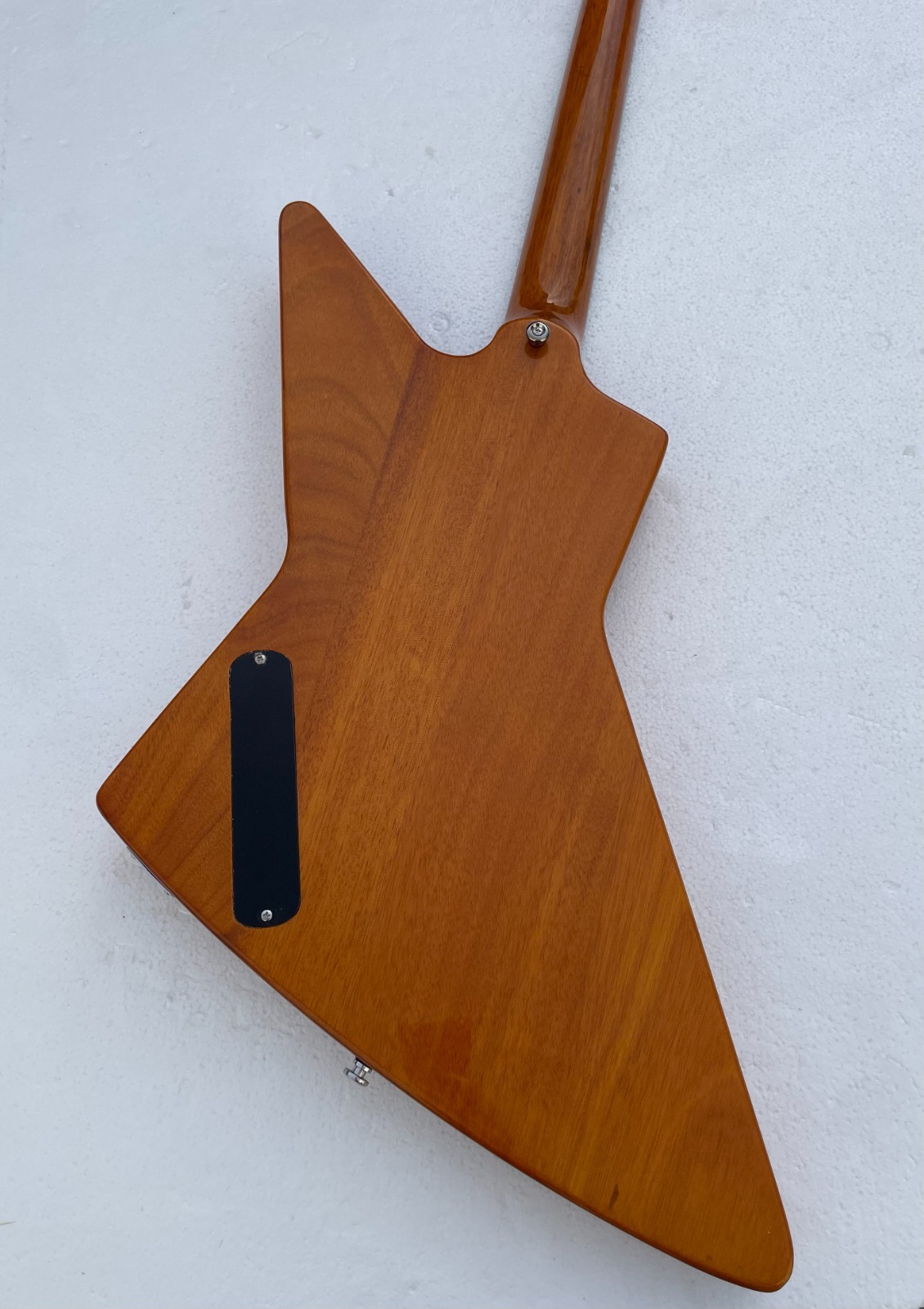 6 Strings Expl0rer Electric Guitar Bone Nut Glossy Finished Solid Body Guitarra