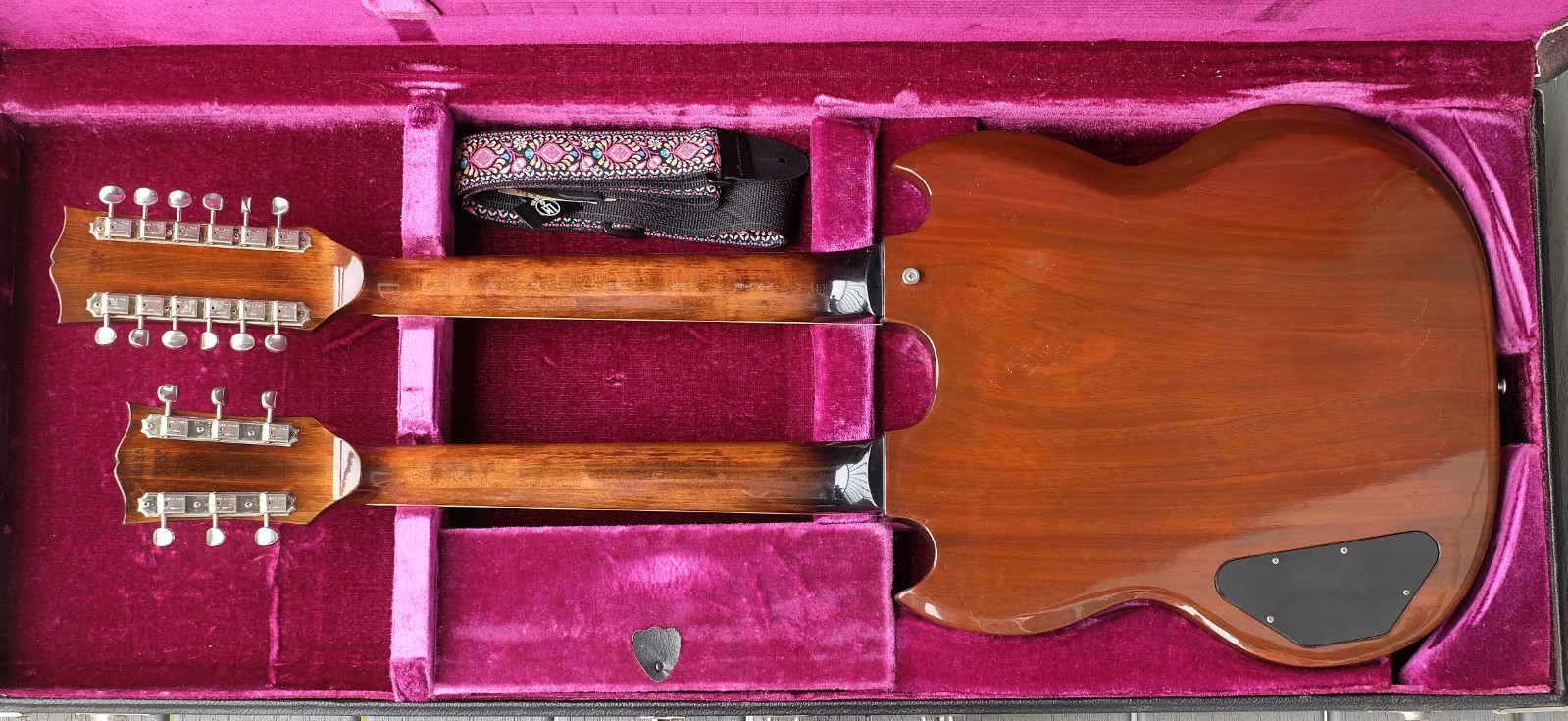 1974 Gibson EDS-1275 Double Neck Electric SG Body Guitar