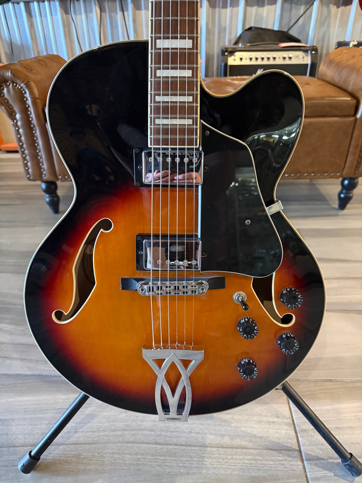 Ibanez AF75TRS Hollowbody Electric Guitar Brown Sunburst