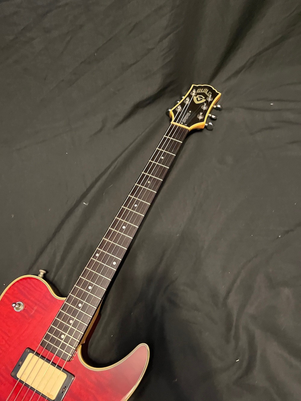 1994 Guild Crossroads CR01 Acoustic/Electric Guitar Red Flame Top #1 of 97 Made