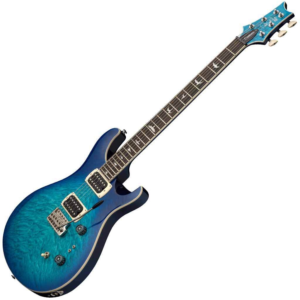 PRS SE Custom 24-08 Quilt Electric Guitar – Lake Blue