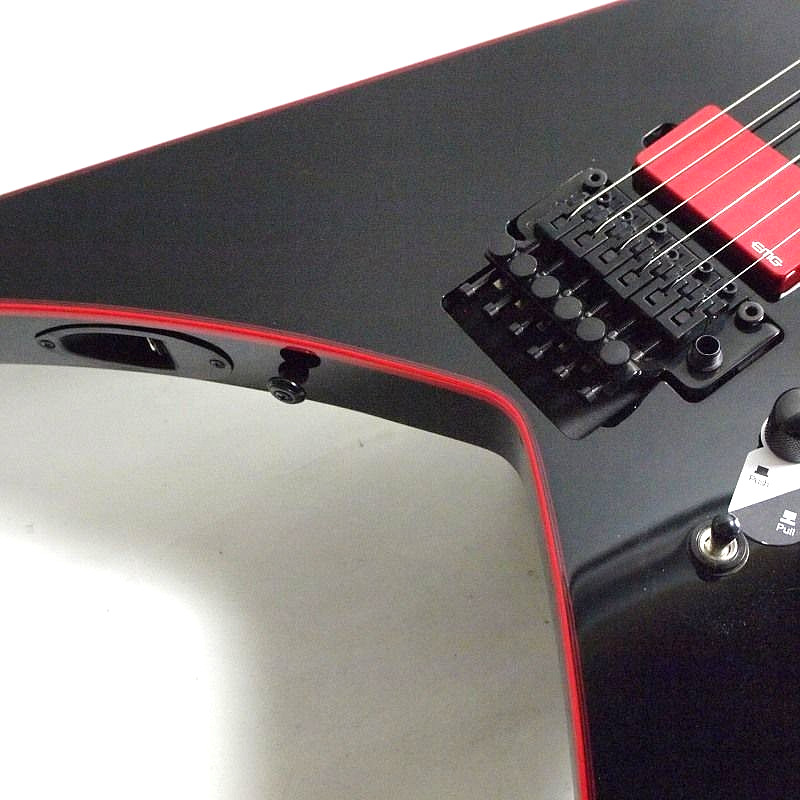 LTD GH-SV Black Gary Holt Exodus EMG Ebony ESP Floyd Rose Metal Goth Rare Guitar