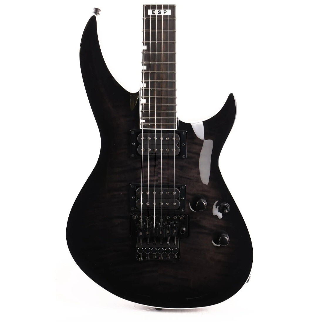 ESP E-II Horizon-III FR Electric Guitar – See Through Black Sunburst