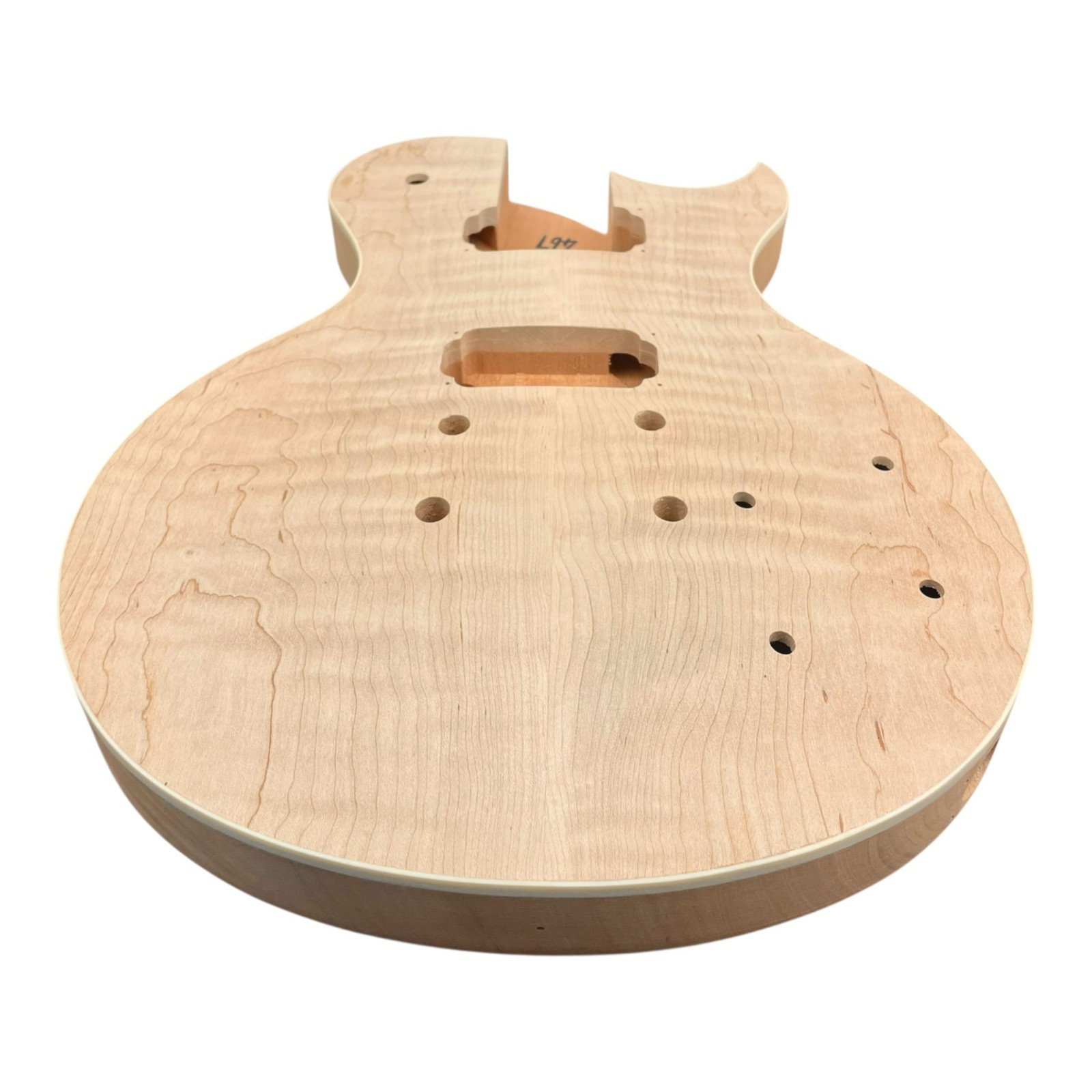 Haze Solid Flame Maple Top Mahogany HLP H-H Electric Guitar DIY Kit LPM385SFMDIY