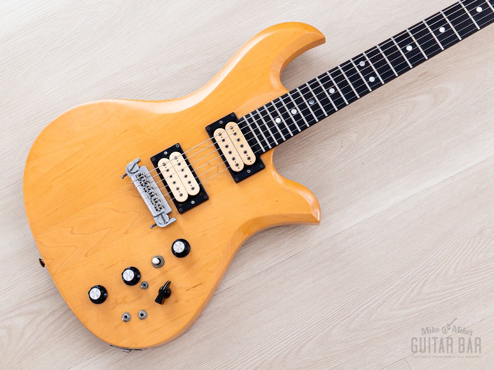 1980 Aria Pro II EG-1400 Eagle Vintage Neck Through Guitar w/ Case, Japan