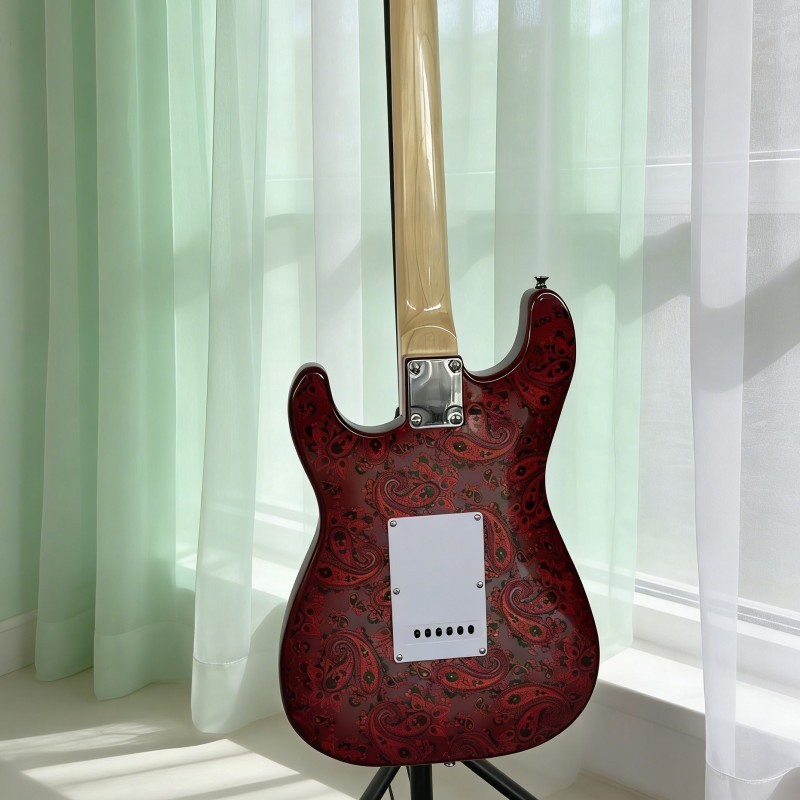 Factory electric guitar,maple neck,maple fingerboard for beginners fast ship