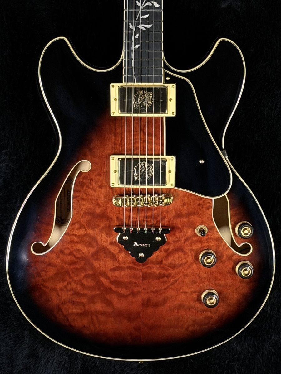 Ibanez Artcore Expressionist AS93QMSP -DBS Dark Brown Sunburst – 3.52kg
