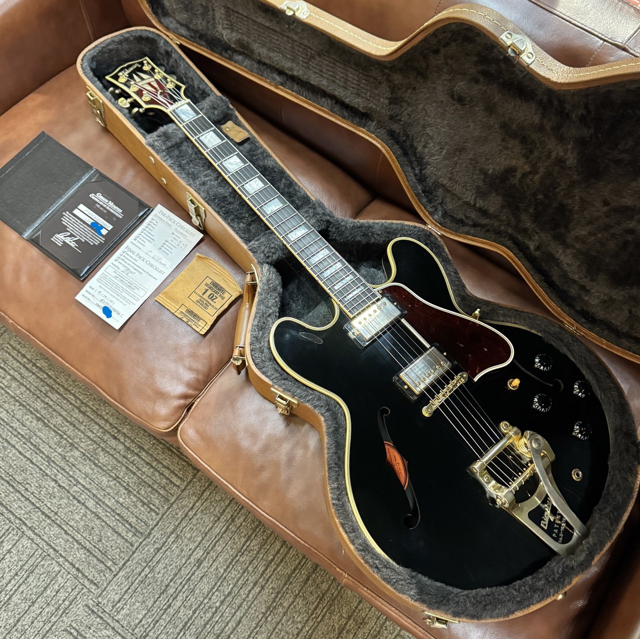 Gibson Memphis Made In Es-355 With Bigsby Ebony 4.34Kg 2015 3F Floor Safe delive