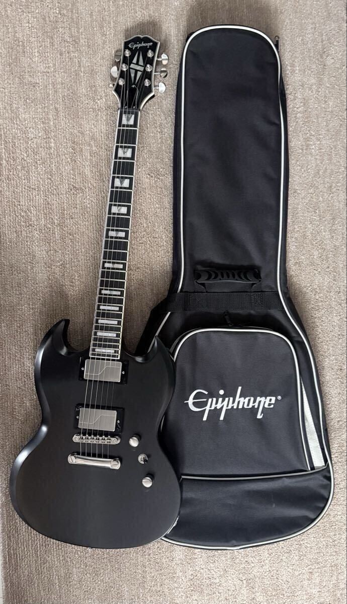 Epiphone Sg Electric Guitar Prophecy Aged Jet Black Metallic
