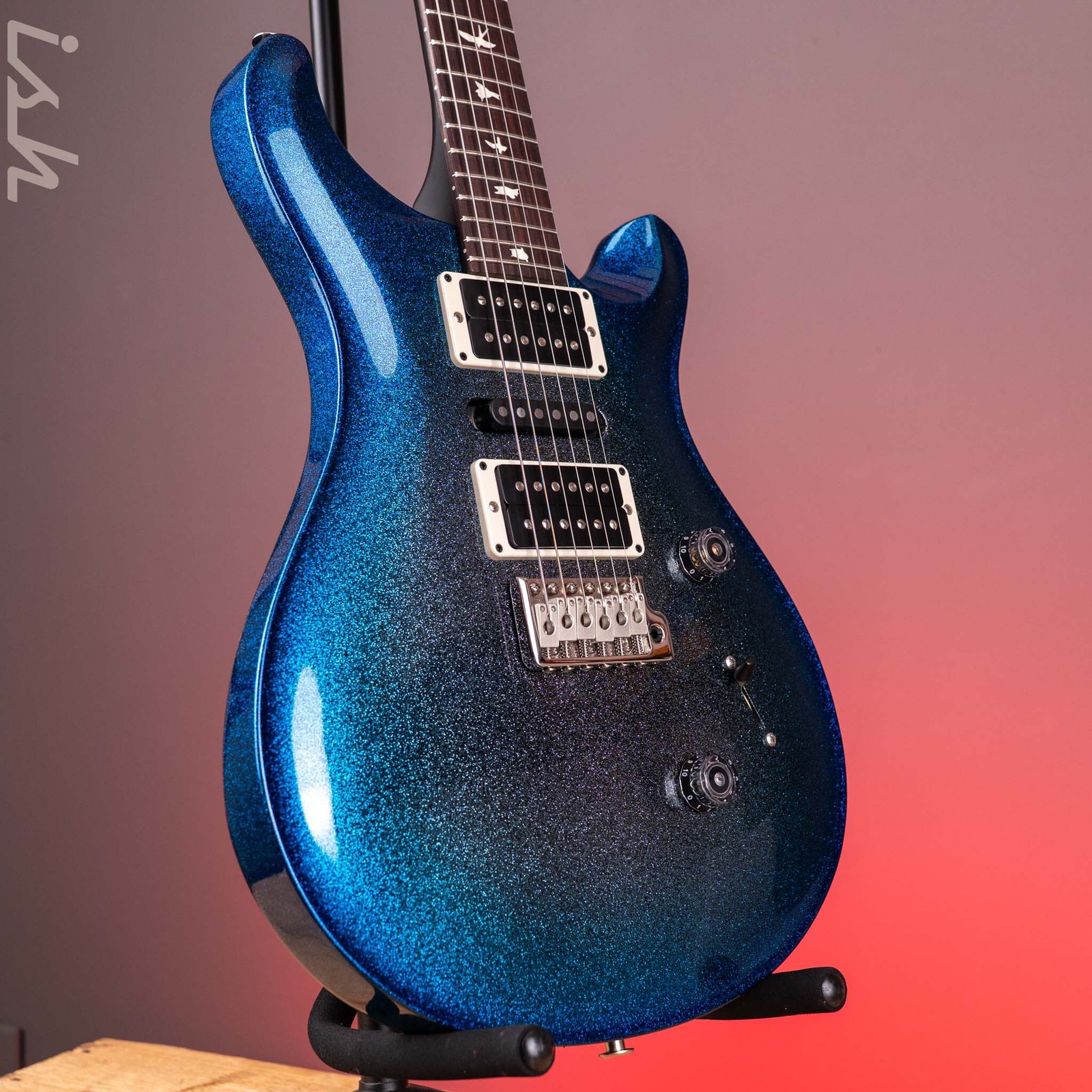 PRS CE 24 Special Blue Burst Holoflake Sprayer’s Choice w/ Black Satin Neck