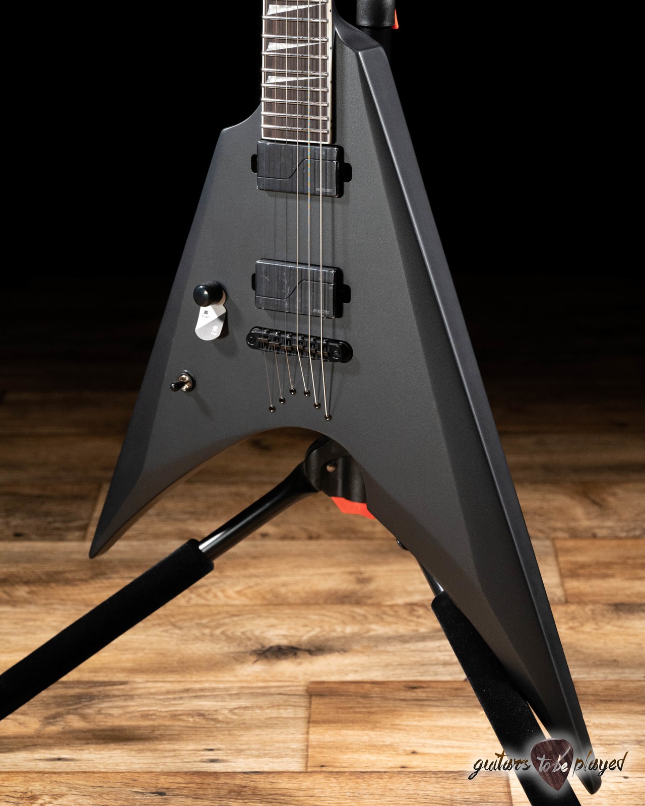 ESP LTD ARROW-1000NT LH Left-Handed Guitar – Charcoal Metallic Satin