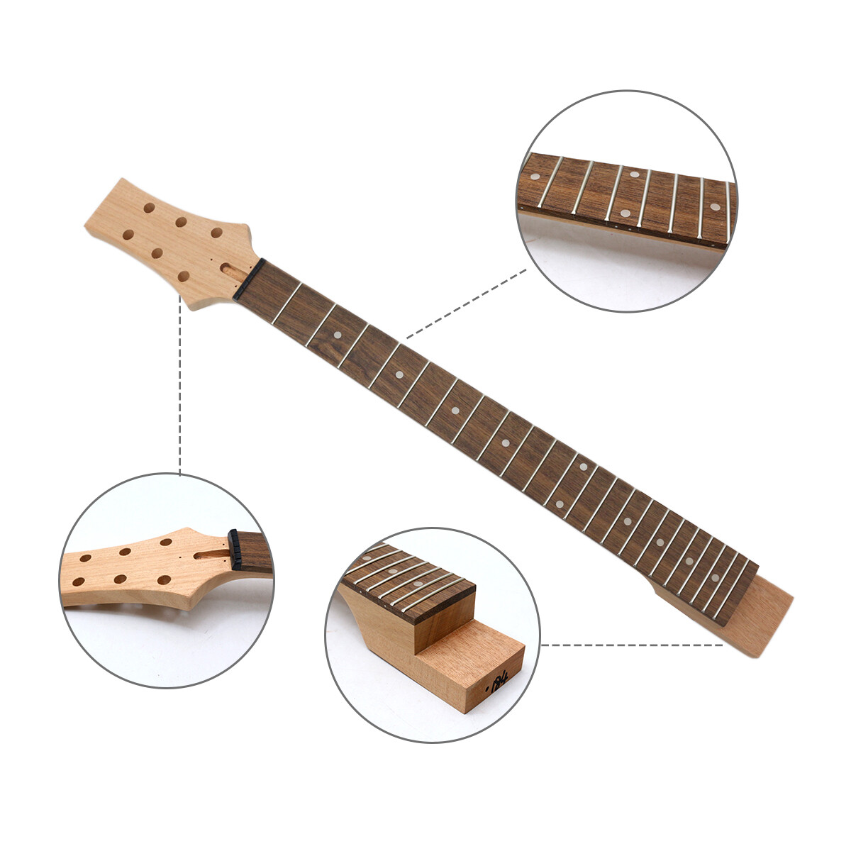 DIY Electric Guitar Kit prs style HH pickups 22 fret 24.75 inch build your own